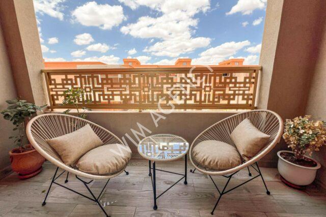 Appartement 2 chambres en location longue durée à Jnane Awrad