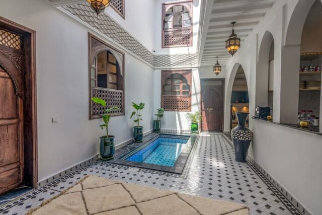 Riad titré – Maison d’hôtes exploitée à vendre Sidi Ayoub – Marrakech