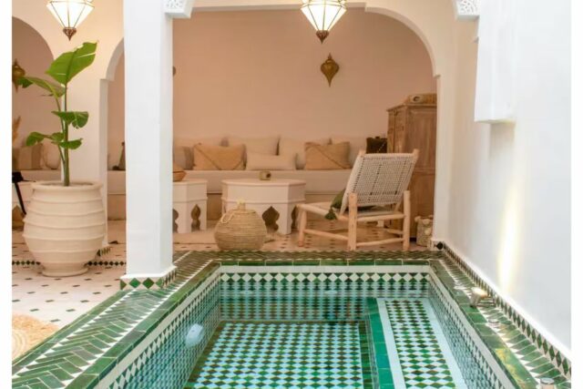 Riad maison d’hôtes déjà exploitée à vendre Riad Laarous – Marrakech